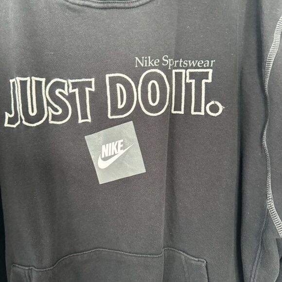 Nike just do it black pullover size XL - Picture 3 of 6